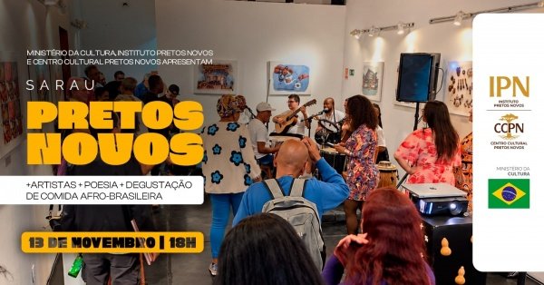 15º Sarau Pretos Novos e Oficina Gastronômica Afro-brasileira