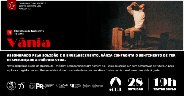 MUT - 2ª Mostra Uerj de Teatro | Espetáculo VÂNIA | Gratuito