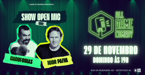 NOITE DE OPEN MIC com CACOFONIAS e IGOR PAIVA